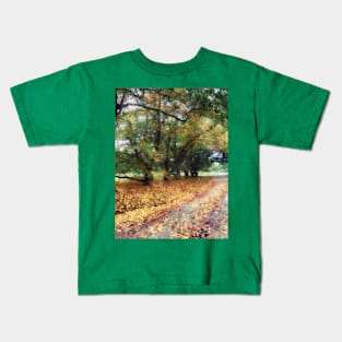 Along the Path Under the Trees Kids T-Shirt